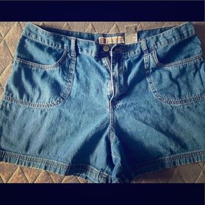 Blue denim shorts.PRICE FIRM!